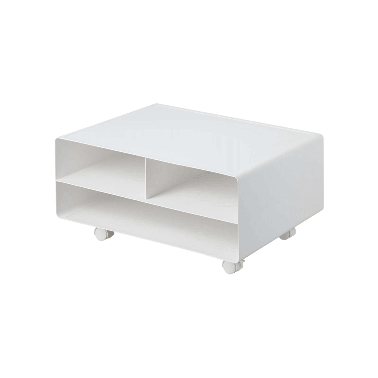 Rolling Printer Stand - Steel White 1 piece 5