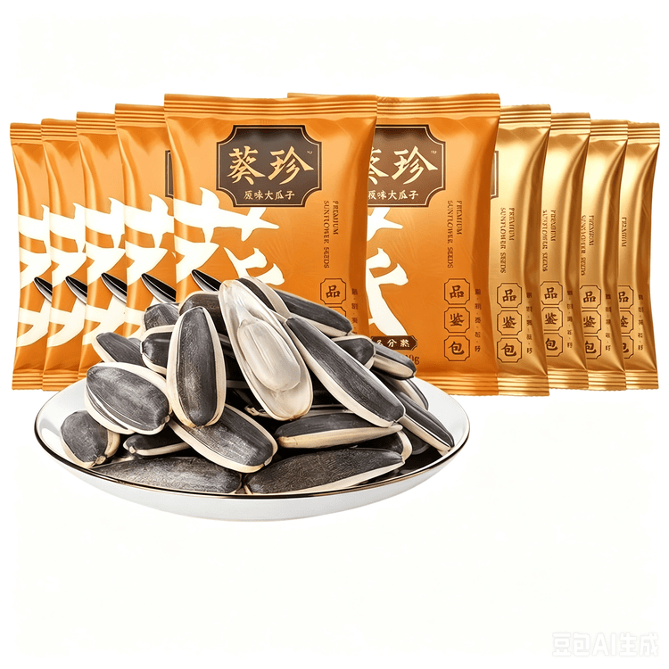 中国直送】洽洽 葵珍 大ひまわりの種 テイスティングパック オリジナル