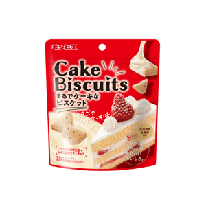 日本のキンビーズ限定版ストロベリークリームケーキ味クッキー 50g