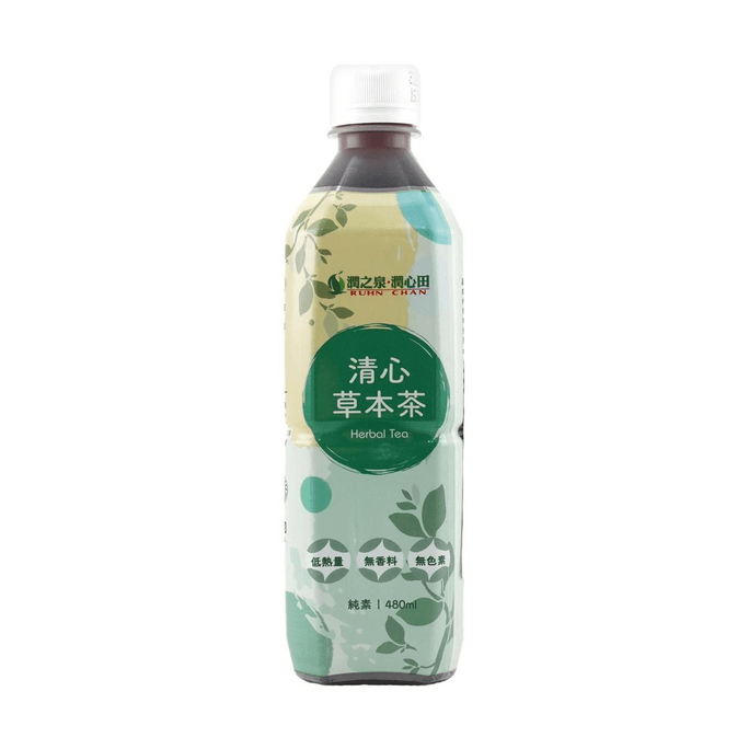 台湾润之泉·润心田 清心草本茶饮料 480ml【低卡健康无添加】