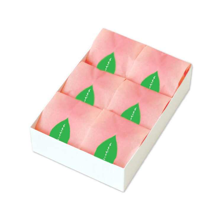Ginza Akebono Peach Jelly 6 pcs - Yami.com