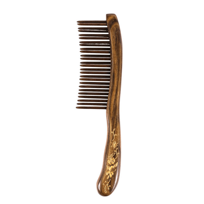 Tan Mujiang Chanate Tooth-inserted Hair Comb 1 count