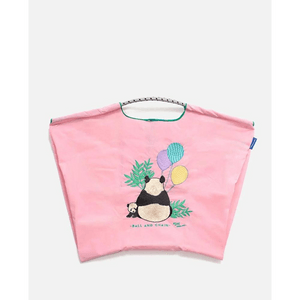 볼앤체인 팬더 & 벌룬 자수 숄더백 핑크 L 사이즈 188g