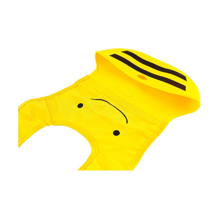 嬰兒矽膠圍兜 口水巾 寶寶吃飯圍兜 吃飯不髒神器 免沖洗可調節 可愛小蜜蜂 4