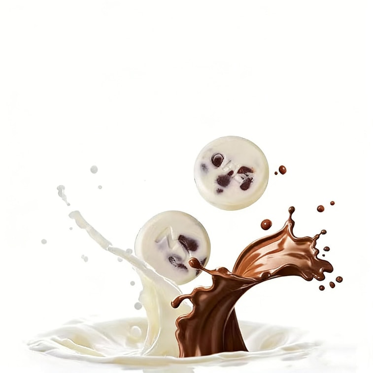 リトルミルクフラワーチーズダークチョコレートミルクタブレット、高カルシウムミルクチョコレート、ヘルシードライチーズスライス、内モンゴルドライミルクスナック、68g。[高カルシウム、高タンパク質][口の中でとろける、噛めば噛むほど香りが広がる] 5