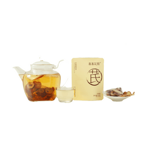 Xi Shan Fang Thé aux pommes et astragale 30g, teint radieux, thé des femmes riches de Hong Kong [datte rouge, pomme, figue, astragale, baie de goji, ophiopogon]
