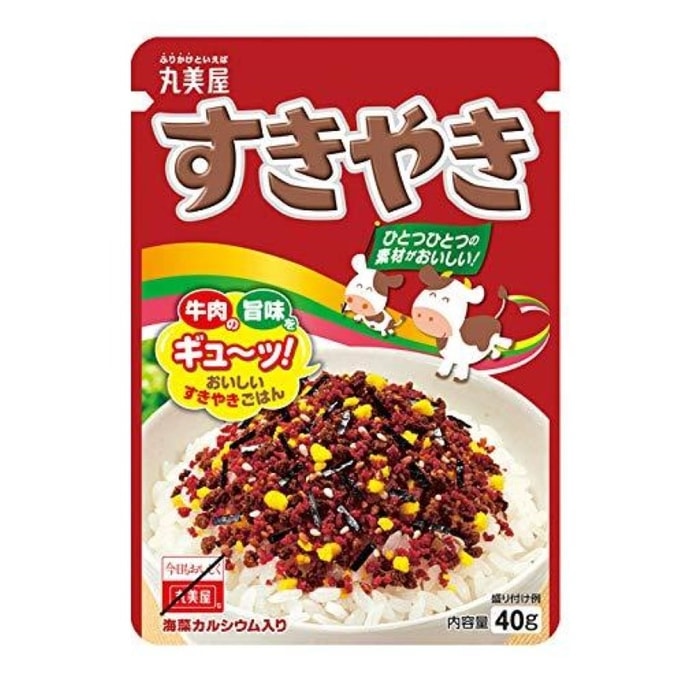 【日本直郵】 日本 丸美屋 拌飯料 牛肉烏冬口味 拌飯小料 40g