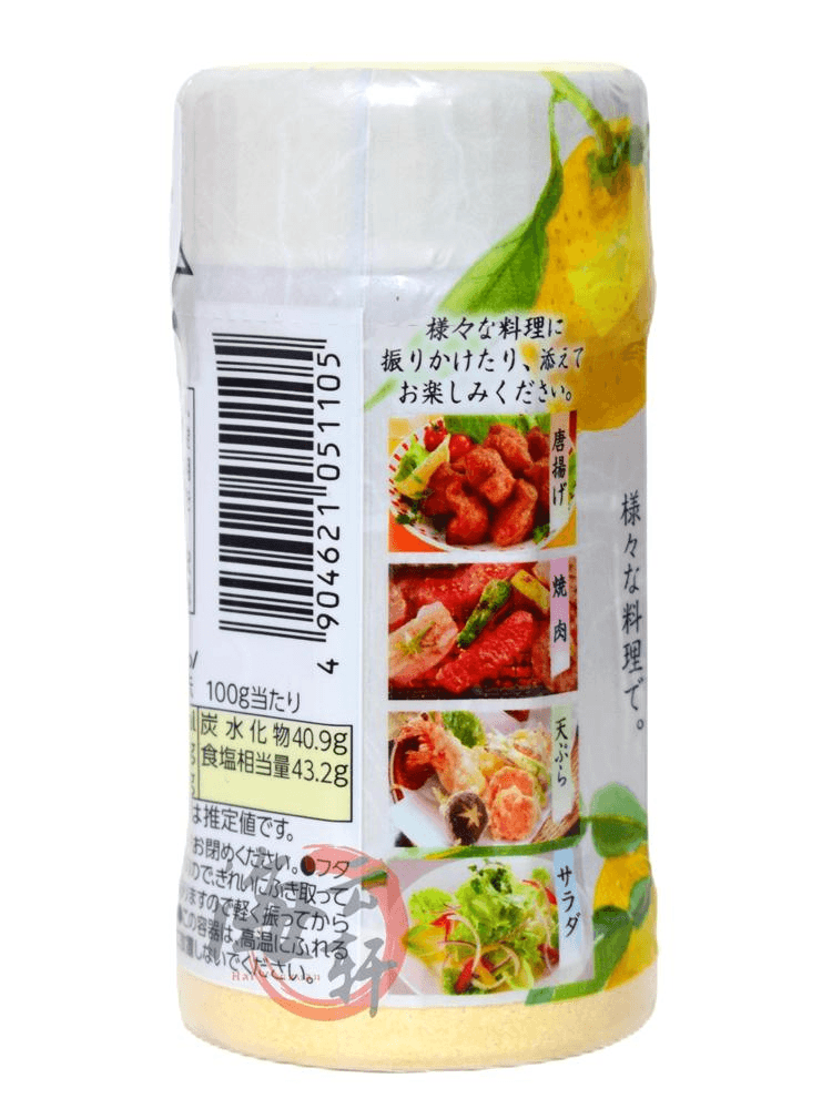 【中國直郵】 日本 大逸昌 進口柚子味鹽天婦羅蘸料燒肉唐揚炒菜涼拌燒鳥鹽80g*1瓶