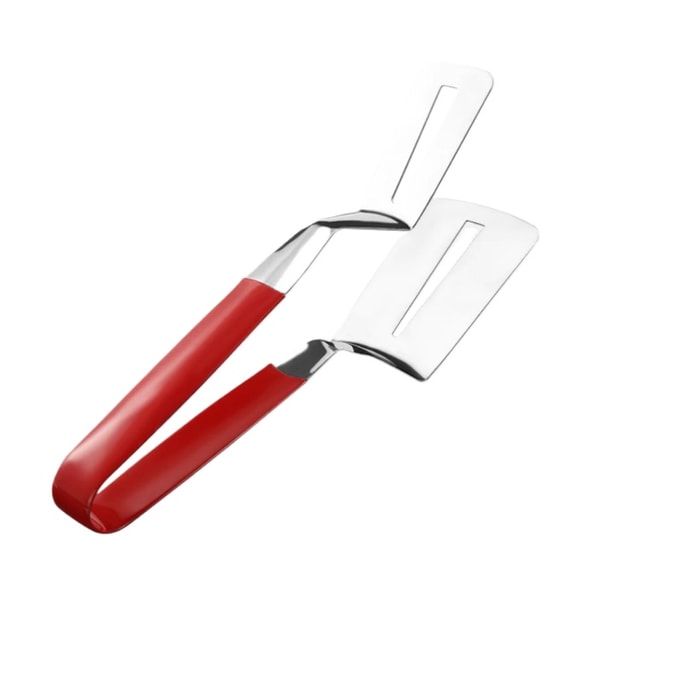 Pissa304 Stainless Steel Fish Frying Shovel ClipFish Frying Artifact Non Stick Kitchen Frying Shovel 1 Piece