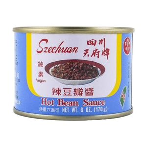 台湾天府牌 辣豆瓣酱 纯素 170g