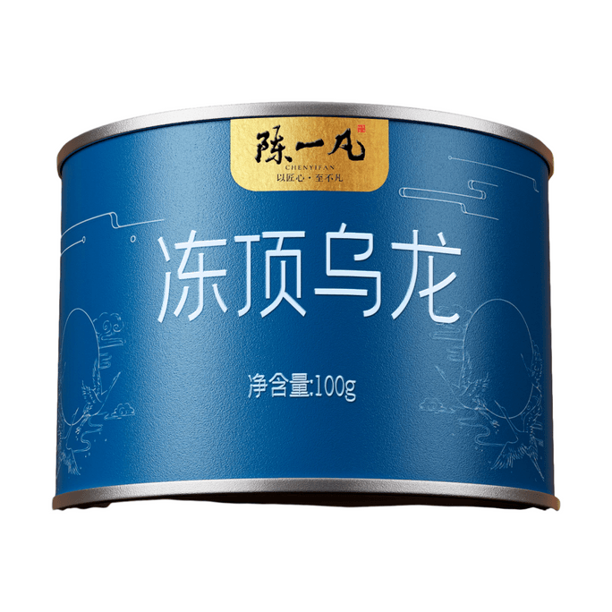[중국 직배송] 천이판 동딩 우롱차, 대만 고산 우롱차, 캔, 진한 향, 100g/캔