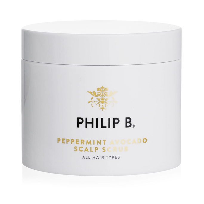 【香港直邮】Philip B菲利普 B  薄荷鳄梨海盐头皮磨砂膏-所有发质适用 84236/170004 236ml/8oz