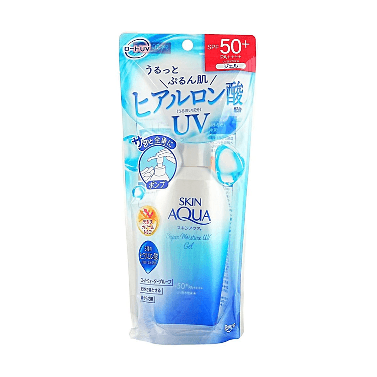 ロート製薬 スキンアクア スーパーモイスチャーUVジェル、SPF50+