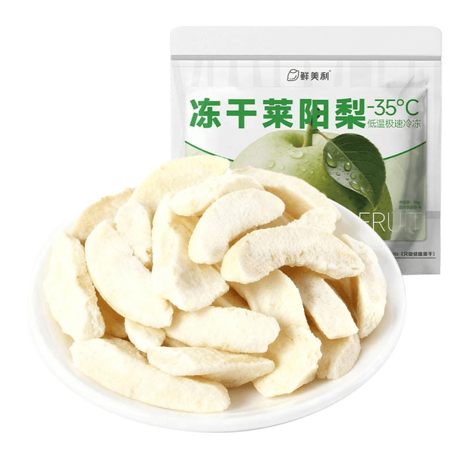 【中国直送】新鮮で美しいフリーズドライ莱陽梨 16g×1袋