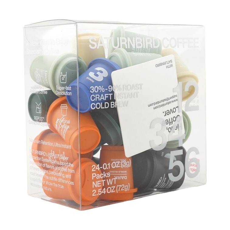 三顿半 1-6号超即溶精品咖啡粉 冷萃冷泡拿铁纯黑咖啡 24颗装 72g 【神仙咖啡一定要买】 9