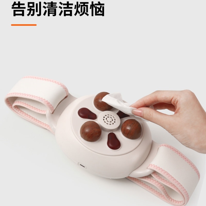 【中国直邮】 妙界 砭石揉腹仪全自动腹部按摩器促进肠胃蠕动 改善便秘 智能按摩仪 一个装