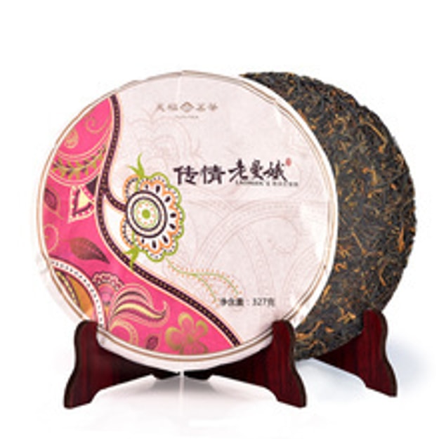 商品详情 - 天福茗茶 老曼娥普洱生饼茶 - image  0