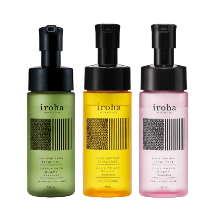 Iroha INTIMATE WASH FOAM TYPE/ Damask rose and geranium scent
