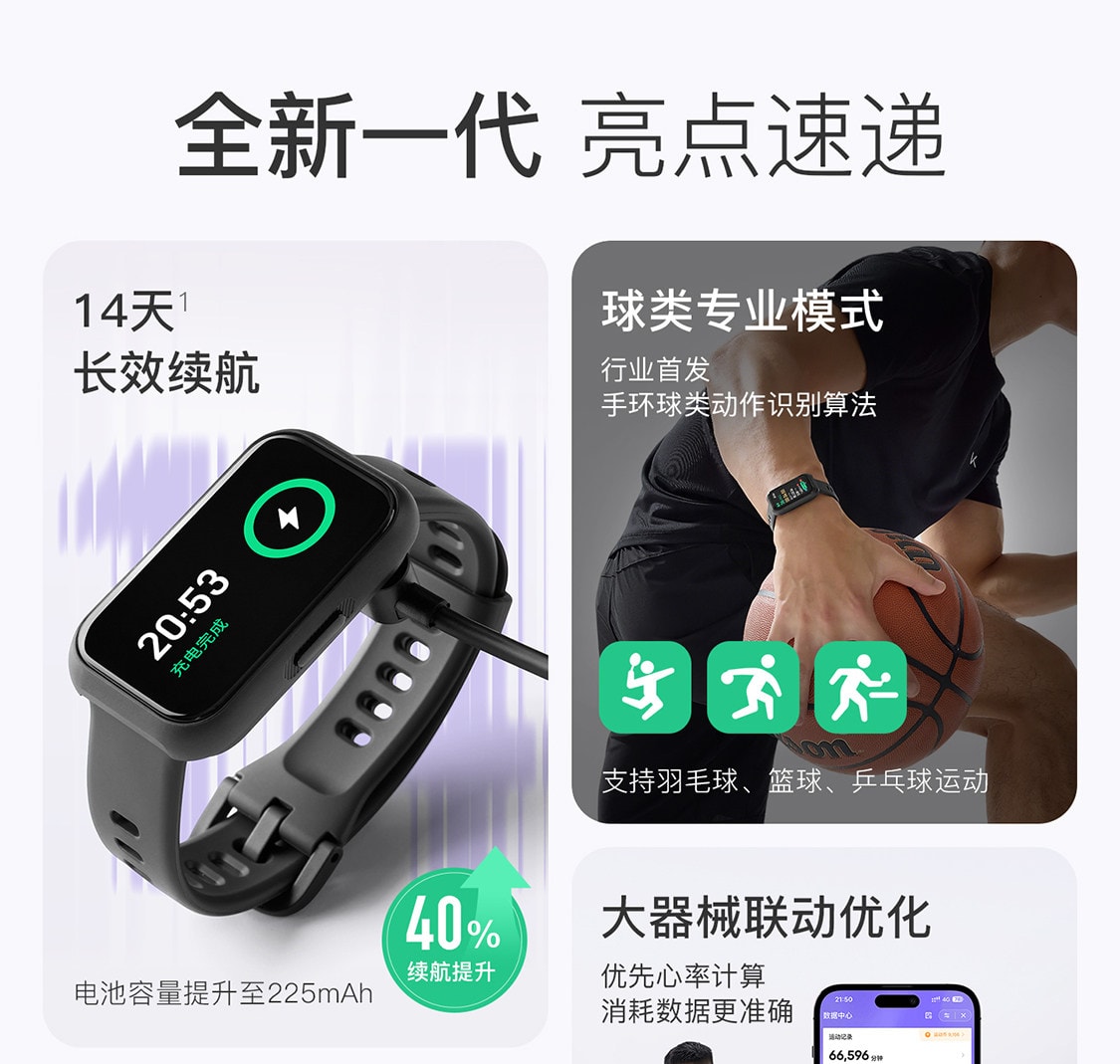 【中国直邮】 Keep 智能手环B5lite/智能手环专业训练羽毛球乒乓球篮球运动手环支付健身跑步心率睡眠监测游泳手环 黑色 一个装