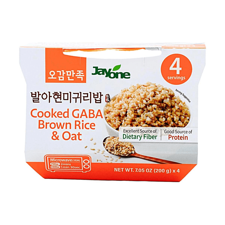 Cooked Gaba Brown Rice & Oar, 5.29 oz *4pc ,28.2 oz 【Microwavable Rice】【Instant Rice】 4