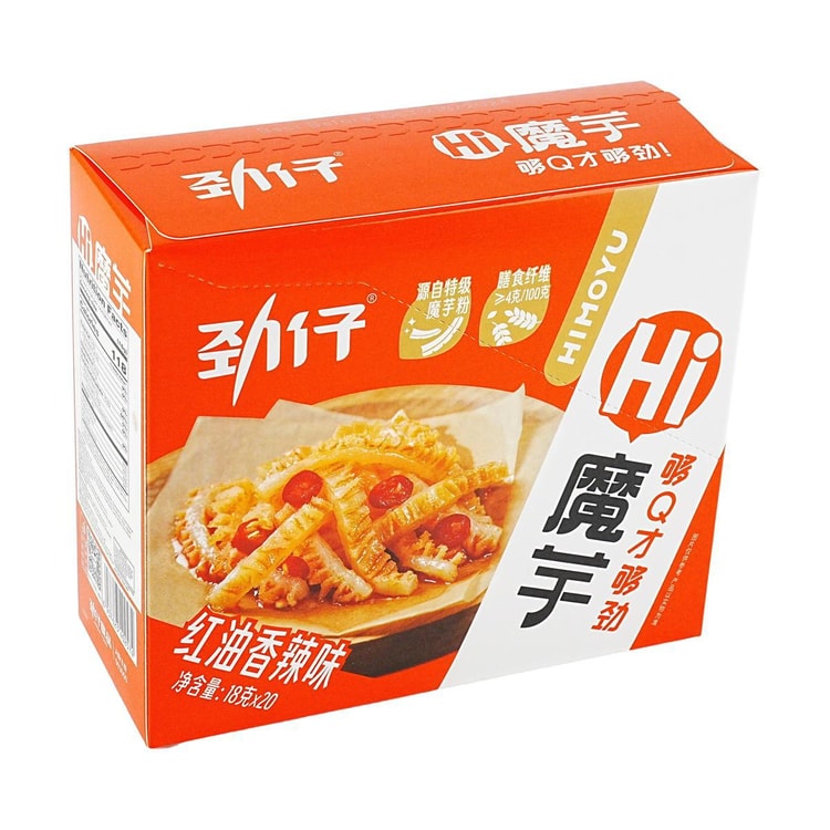 JINZAI Hi Konjac Snack Spicy flavor 18g*20 - Yami.com