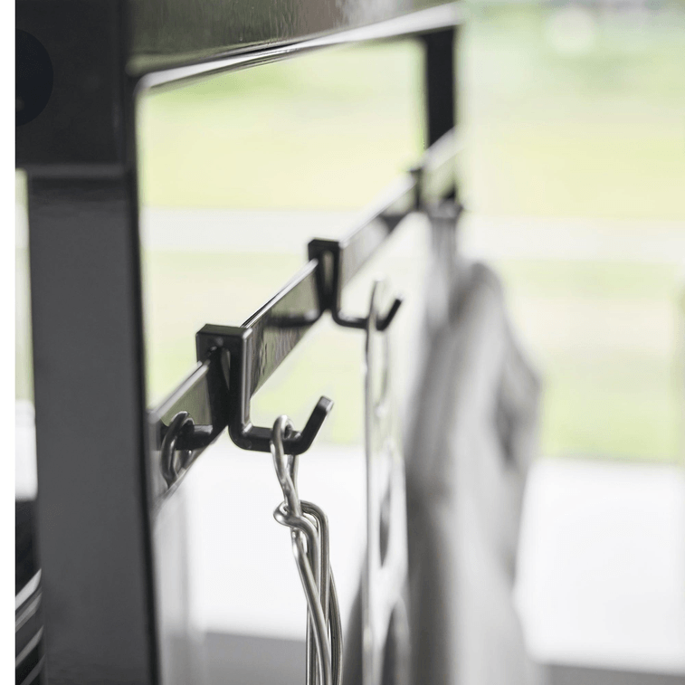 日本 Yamazaki Home 厨房电器架 - 钢黑色 1件 4