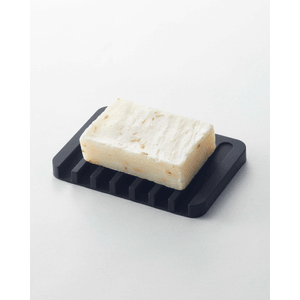Self-Draining Soap Tray - Silicone Black 1 piece