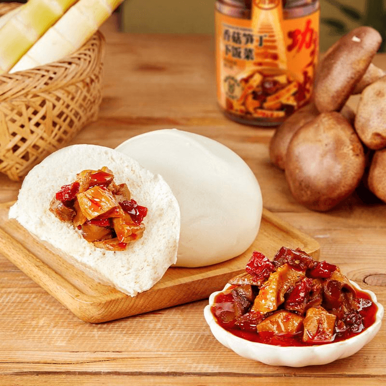 Shiitake Mushroom And Bamboo Shoot Cubes 192g * 2 Bottles 3