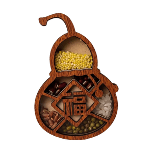 川島屋 木質創意五穀豐登冰箱貼 福祿款 7*8cm