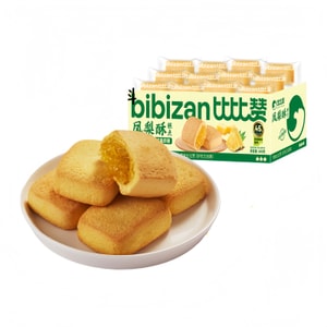 【中國直郵】 比比贊 鳳梨酥 300g 香甜軟糯糕點健康代餐早餐休閒解饞下午茶零食