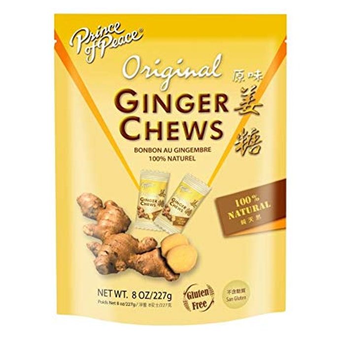 Prince of Peace Original Ginger Chews 8 oz.