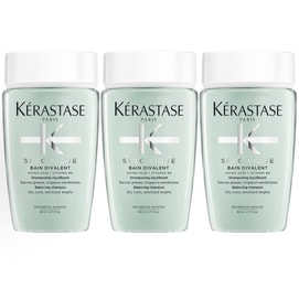 Bain Divalent Shampoo (80ml×3) - Oil Control & Scalp Balancing