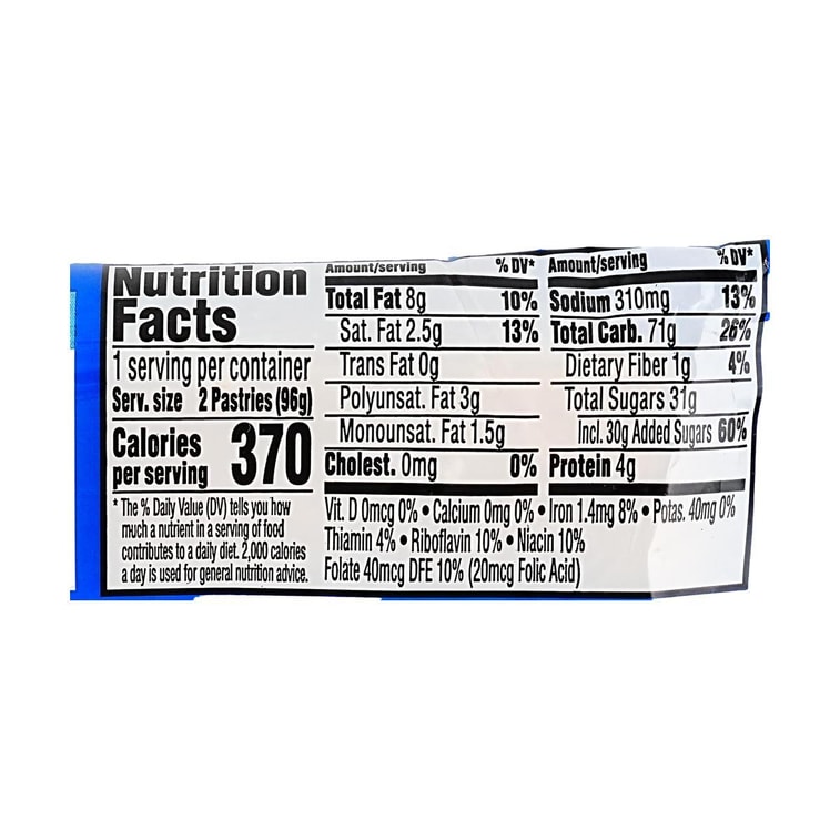 家乐氏 Pop Tarts 烤面包片 夹心脆饼 草莓味 96g 3