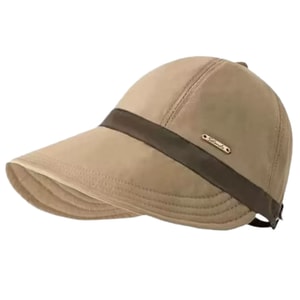 First-rate 【赵露思同款】卡其色帽子 外出遮阳 显瘦显脸小 渔夫帽 透气薄款  帽围可调节 卡其色 秋冬季必备