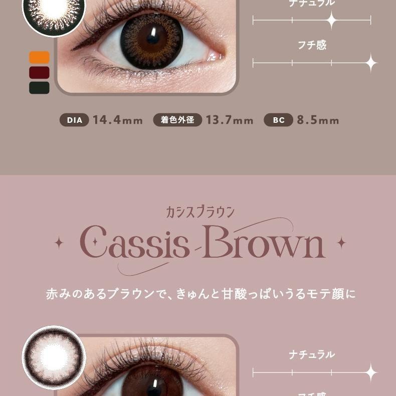 【日本美瞳/日本直郵】Bambi Series 日拋美瞳 10片裝 Swan Gray「灰色系」度數 750(7.50) 預定3-5天 DIA:14.4mm | BC:8.5mm