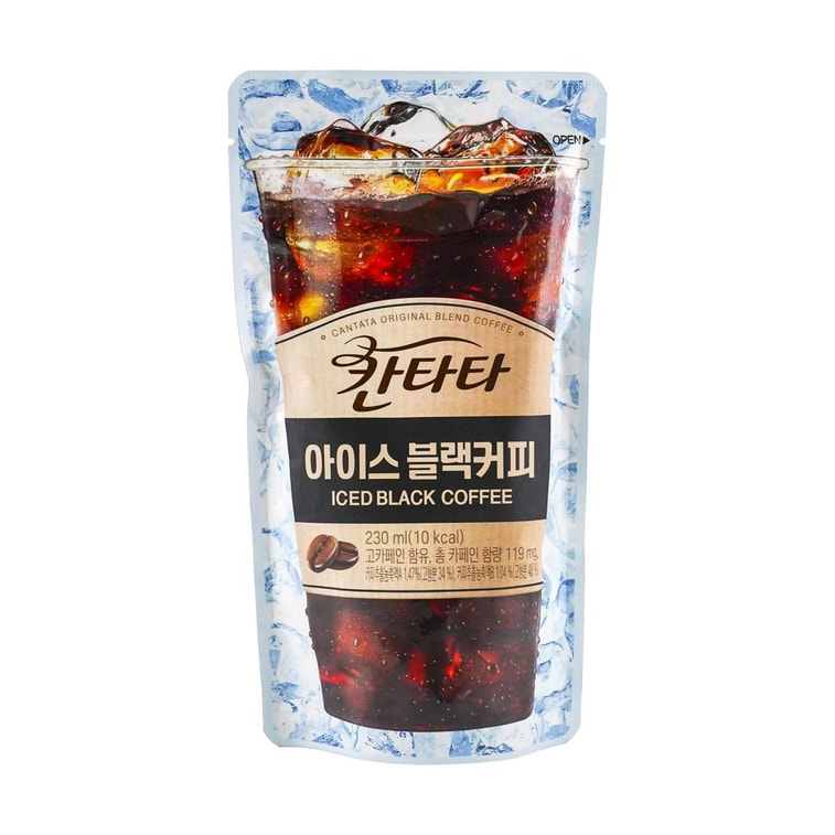 칸타타 아이스 블랙 커피, 7.77 fl oz【저칼로리】 3