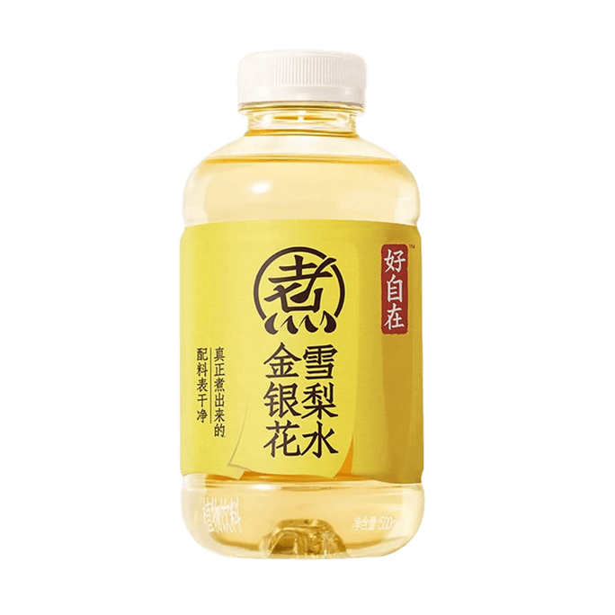 인동덩굴꽃 & 배맛 음료 473ml (16.9 fl oz)【백설탕 0g, 지방 0g】
