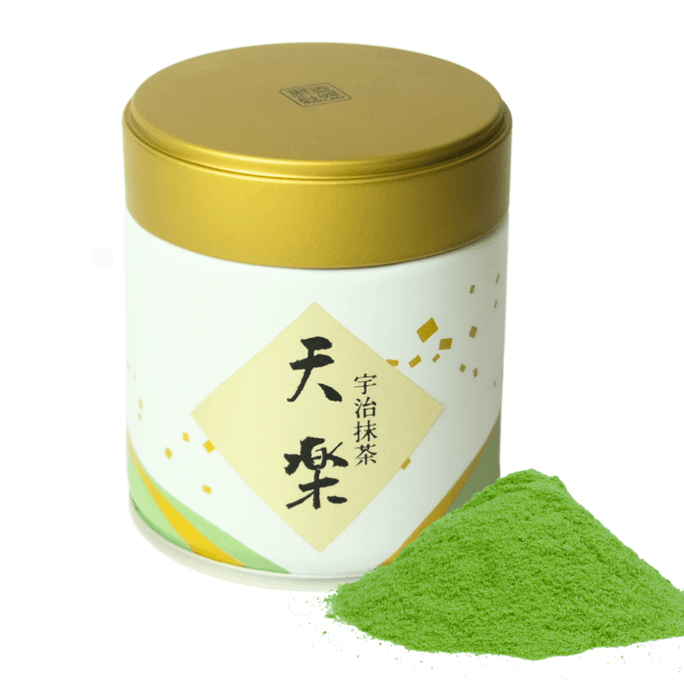 【日本直邮】日本 矢野制茶场 宇治抹茶粉 天楽 濃茶用 40g