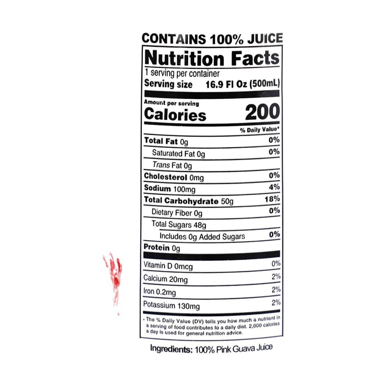 100% Pink Guava Juice 16.9 fl oz【No Added】 3