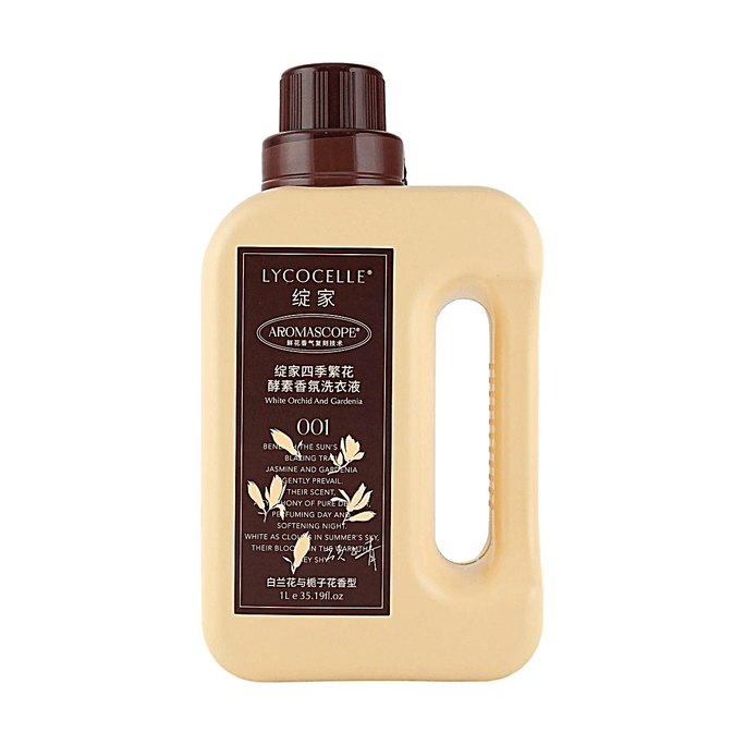 사계절 플로럴 향 세탁세제, #화이트 매그놀리아 & 가드니아, 35.19 fl oz, 식물 효소 딥 클렌징