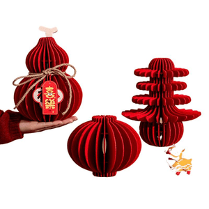 New Year decoration items - New Year set of 3 pieces