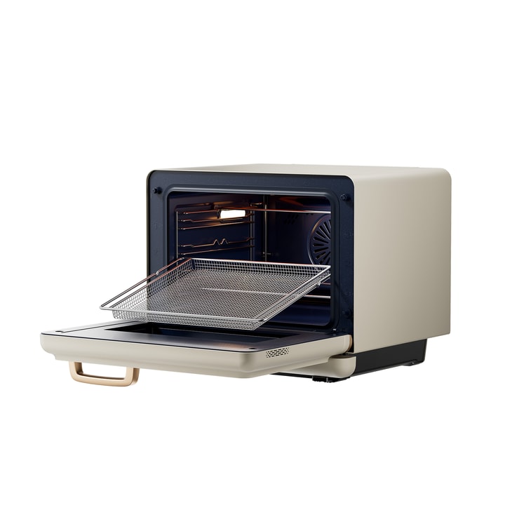 老闆電器 桌上型蒸烤箱蒸烤炸一體機R-BOX PRO白色 | 創新EXP模式上下管獨立控溫 | 86-302℉營養蒸模式 | 蒸氣炸 | 35L大容量 5