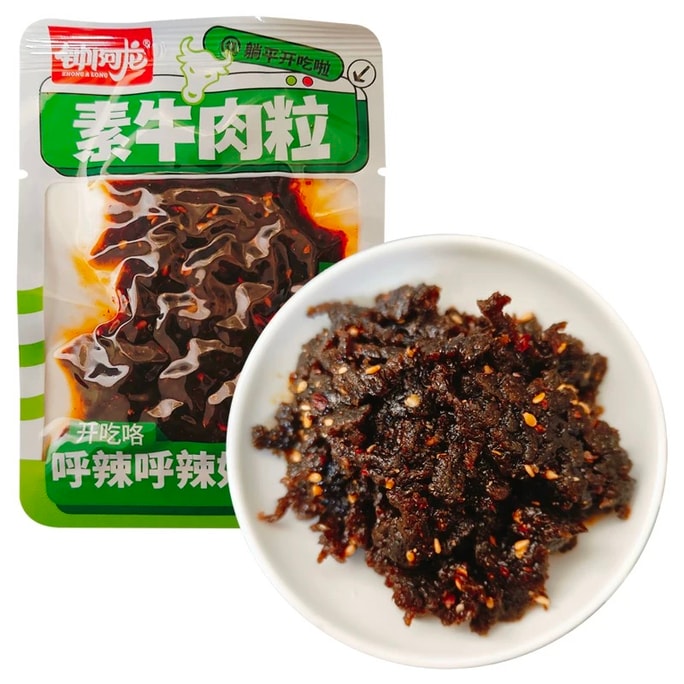 Zhong Along Su Beef Gluten Spicy Strips 30g * 5 Bags