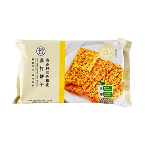 盒马 奇亚籽三色藜麦苏打饼干 粗粮饼干 228g【盒马人气回购榜TOP】