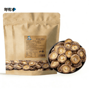 Zou Youcai Northeast Specialty Linden Wood Shiitake Mushrooms 100g New Dried Authentic Heilongjiang Small Mushrooms