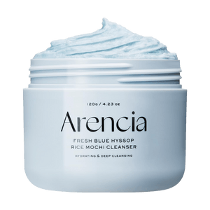 韓國ARENCIA江南皮膚科 藍色清新神香草抹茶年糕潔面膏 植物萃取控油角質護理清潔磨砂洗面乳 120g 深層補水保濕 毛孔營養彈性