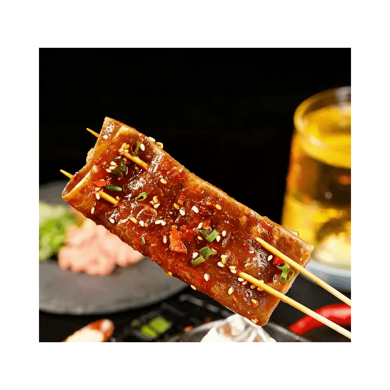 【中国直邮】 古蜀味道 苕皮烧烤专用鲜苕皮四川火锅串串烧烤食材苕皮豆干140*1包