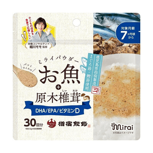 ベビーフード ミライ パウダー 魚＋しいたけ (7ヶ月～) 60g