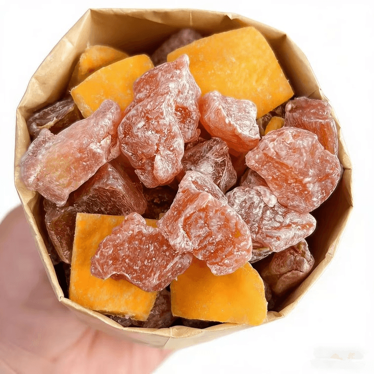 스낵 심볼 정통 차오산 특산 망고 자두 조각 100g* 새콤달콤한 씨 없는 자두 건과일 5