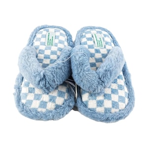 Slippers 9627 Checkerboard Slippers Blue 40-41
